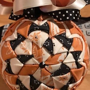 Hand made quilted ornaments